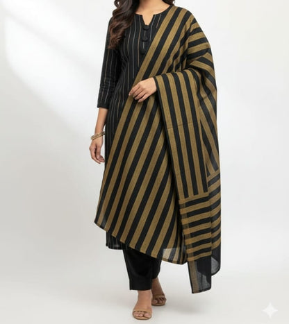 3pc Marina  Wool Shawl Dress